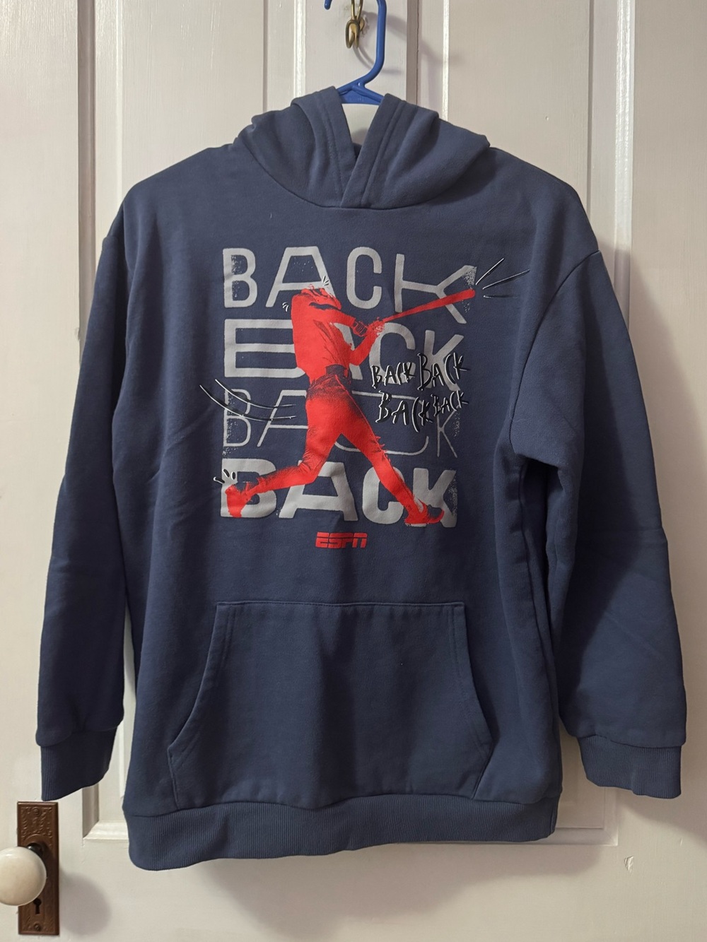 ESPN Navy Pullover Hoodie - XL